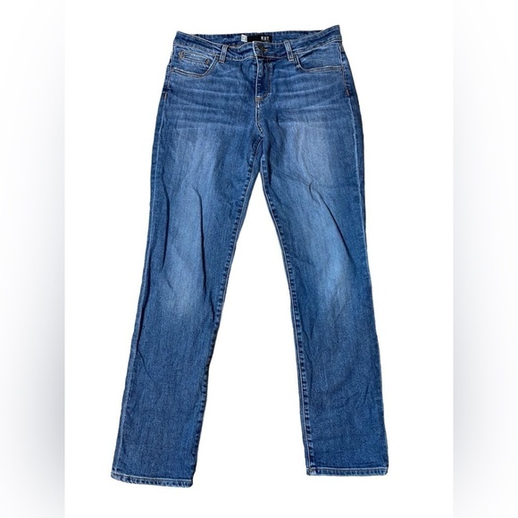Kut From The Kloth Catherine Mid Rise Boyfriend Jeans (Abelia Wash) Size 8 - Picture 3 of 7